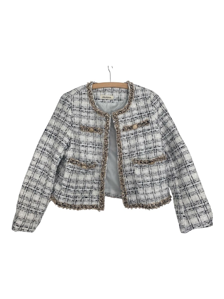 Giacche: Vintage Jacket white black pattern like new condition – Nuovo (secondo la descrizione) da Sierre venduto da Vanisa_999