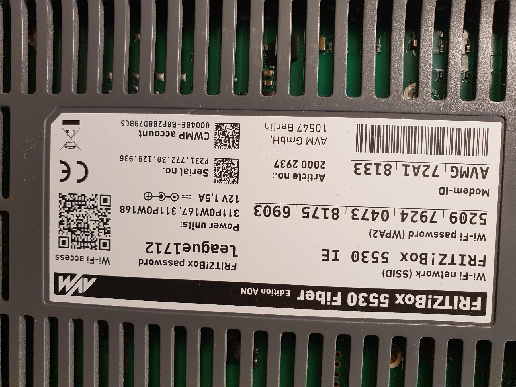 Fritz Modems & Routeurs: FritzBox 5530 Fibre – D'occasion à Zürich par loosebone 3