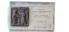 Bronzerelief Sakral Verkündigung 1985