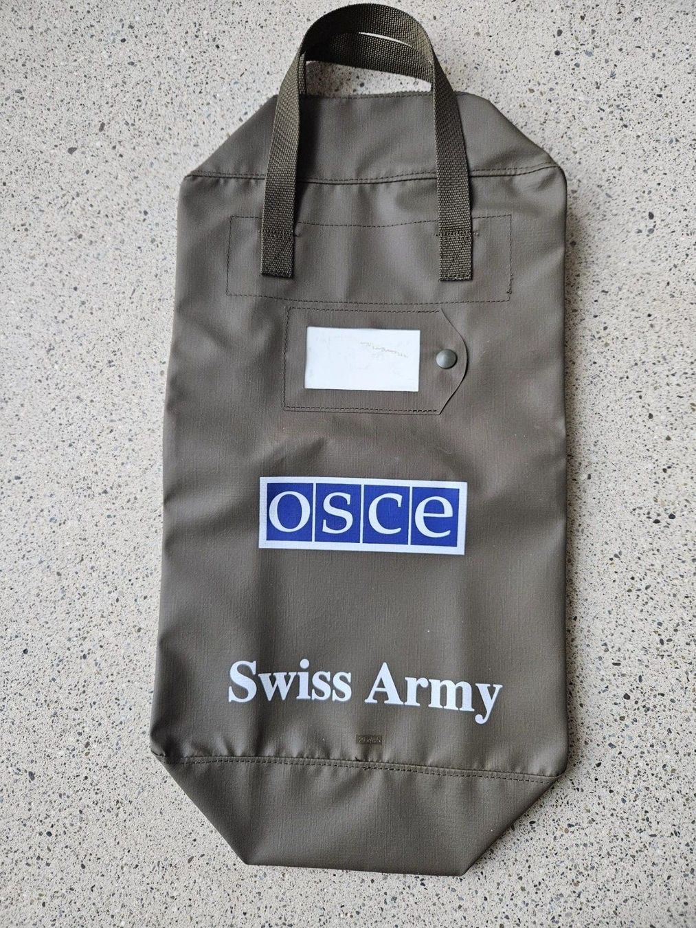 Schweizer Armee Uniformi: *** Tasche Auslandeinsatz OSCE *** – Usato da Riedholz venduto da fr_sIruP