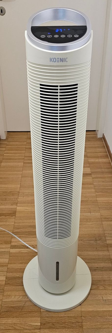 König Ventilatoren: KOENIG - Turm Ventilator mit Wassertank – Gebraucht aus Arni AG von StrohhutG