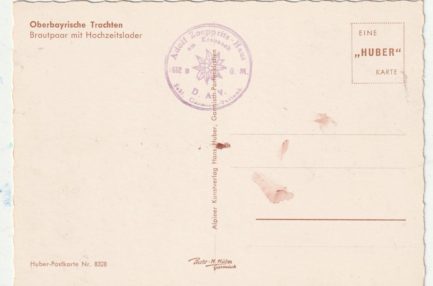 Cartes postales: Oberbayerische Trachten – D'occasion à Lumbrein par made02 1