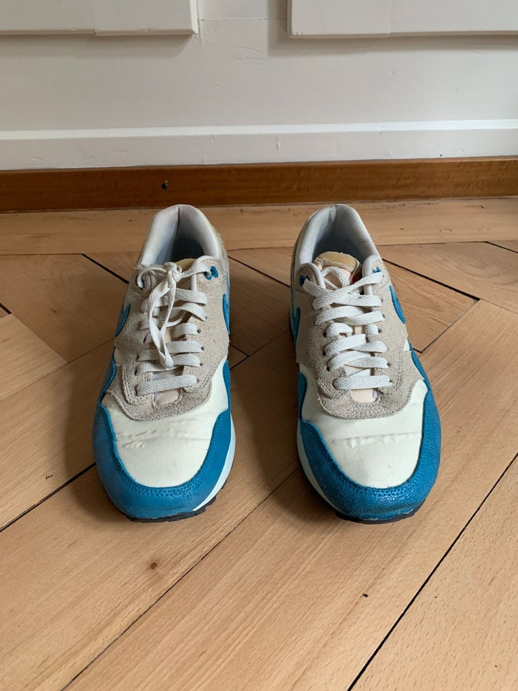 Nike Scarpe da donna: NIKE Air - Sneaker blau-weiss-grau 40.5 – Usato da Zürich venduto da Diazaio 1