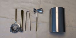 Cocktail Set Edelstahl Barzubehör neuwertig