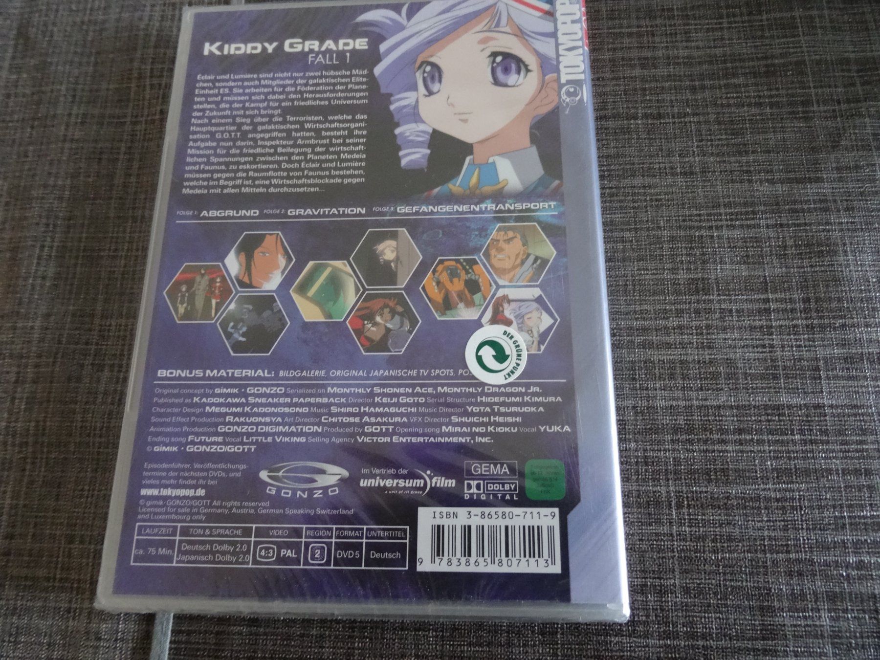 Tutti i DVDs: Kiddy Grade - Fall 1 DVD NEUWARE – Nuovo e nell'imballaggio originale da Olten venduto da Disc-Verkauf 1