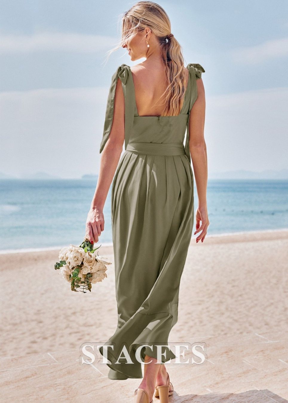 Robes: Robe élégante STACEES vert olive – Taille EU36 – Neuve – Neuf avec emballage d'origine à Saignelégier par jea_rl5z 1