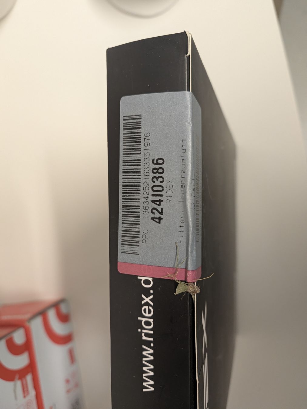 Alle Autoersatzteile: RIDEX Innenraumfilter gebraucht – Neu und originalverpackt aus Zug von skl_mpp8 1