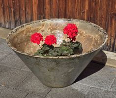 Grosser Eternitpflanzkübel  71cm Durchm.