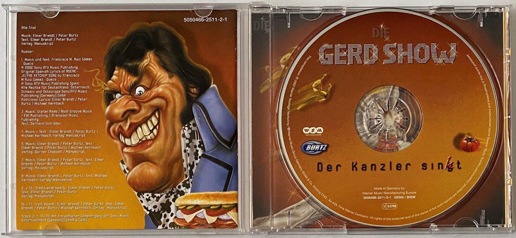 CD: Die Gerd Show, Der Kanzler singt – Usato da Flums venduto da Asquillo 2