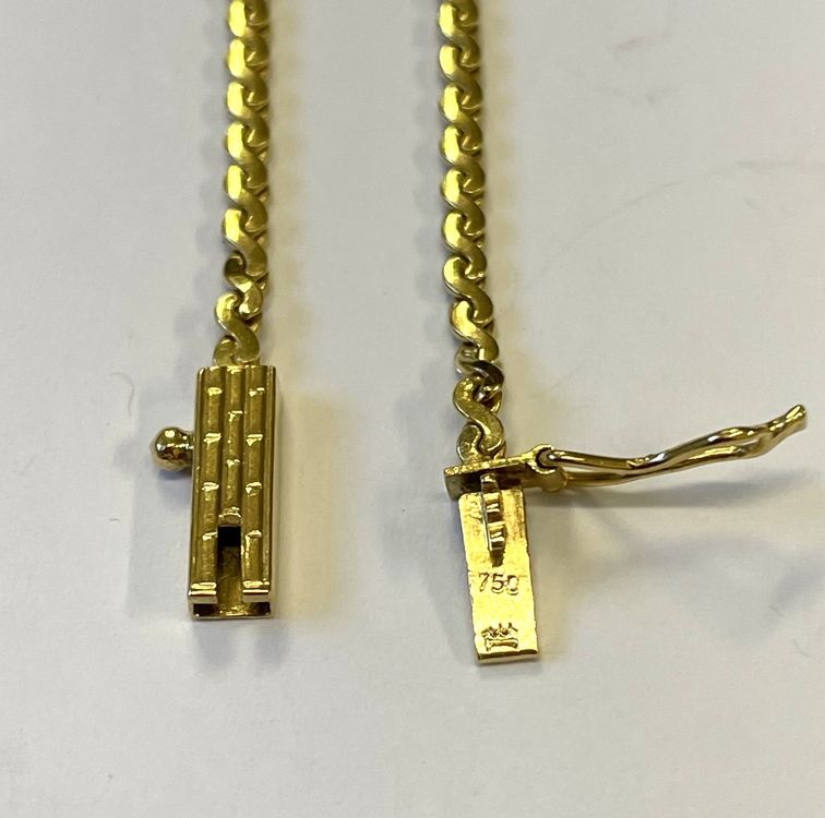 Schönes Collier mit Zuchtperlen 18Karat Gelbgold 6