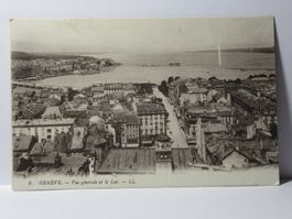 Genève , Vue Gènèrale et Le Lac  - LL