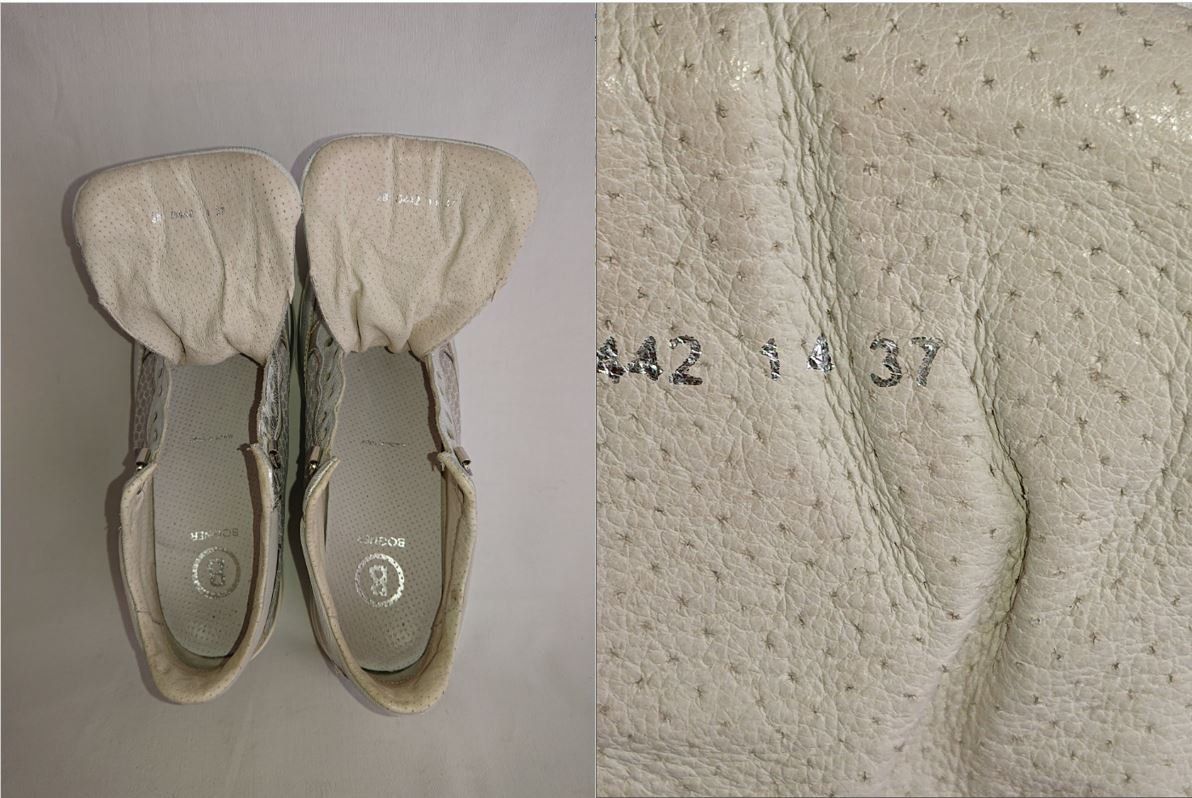 Bogner Scarpe da donna: Sneaker Low - BOGNER - 37 - Leder - silber/weiss/grau – Usato da Thusis venduto da drd_zy9w 7