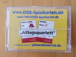 Spiel- und Übungskarten Alltagsquartett (Deutsch/ DSGS)