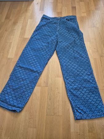 Adidas MONOGRAM Stoffhose Blue Grösse M