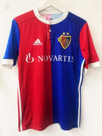 Fussballtrikot FC Basel Adidas Grösse 164 (Jr. XL) 2017-2018