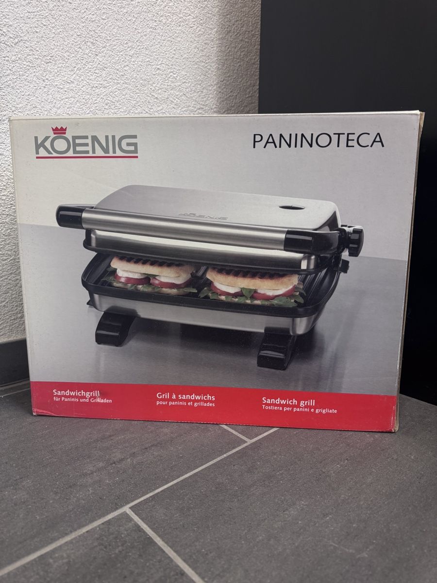Elettrodomestici da cucina: Koenig Paninoteka Sandwich Maker  – Nuovo e nell'imballaggio originale da Affeltrangen venduto da Fuelli03