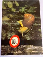 Carte postale - vintage humour - escargot vitesse limitée
