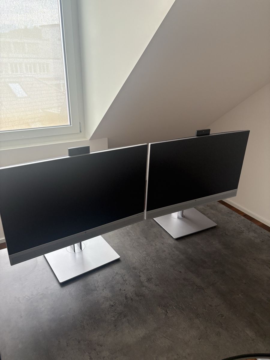 Monitore: 2x Hp Monitore 24 Zoll – Neu (gemäss Beschreibung) aus Luzern von lar_pf8n