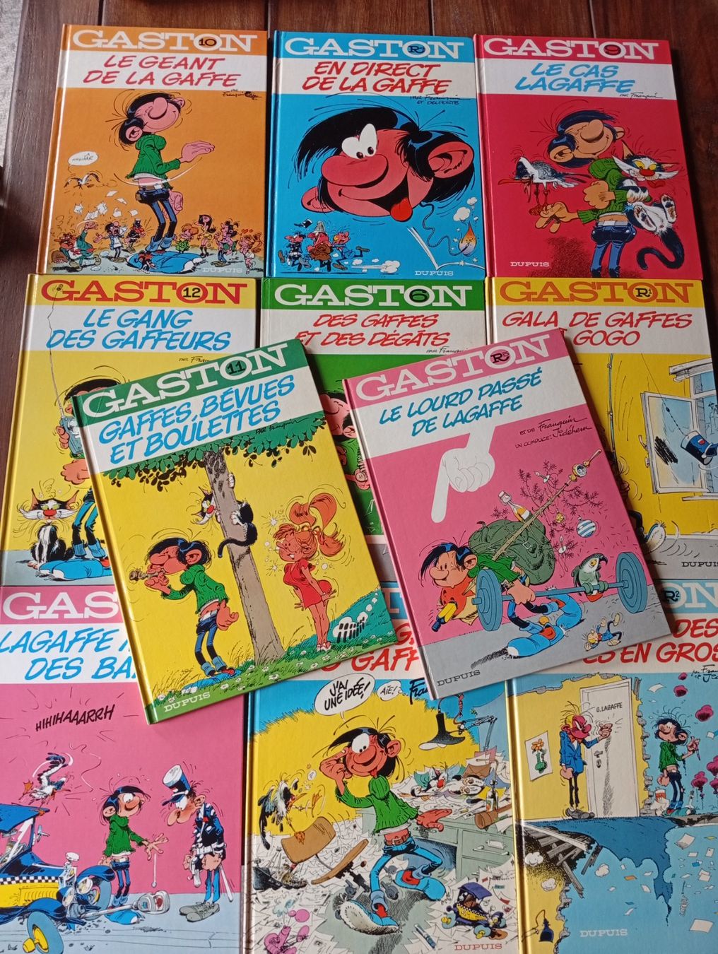 Comics: Lot 11x BD Gaston Lagaffe – Gebraucht aus Perrefitte von 36B