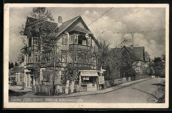 Cartoline postali: Tabarz, Viktoria-Adelheidstrasse mit Ak- – Usato da Berlin venduto da bartko-reher