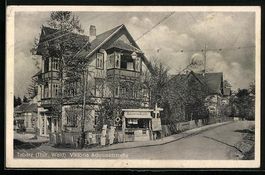 Tabarz, Viktoria-Adelheidstrasse mit Ak-