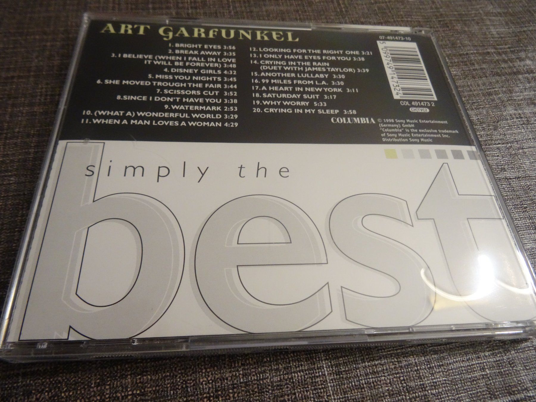 CD: Art Garfunkel - Simply The Best CD – Usato da Olten venduto da Disc-Ausverkauf 1