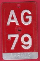 VELONUMMER/FAHRRADSCHILD, AG 79