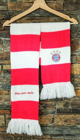 Schal FC Bayern München (Mia sa mia) weiss/rot