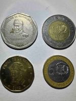 Lot de 4 pièces République Dominicaine Pesos