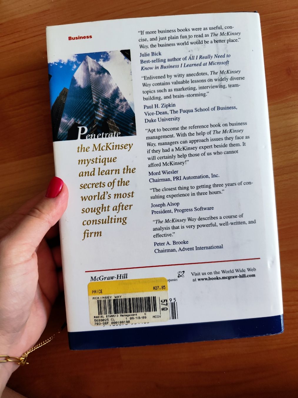 Libri: Buch The McKinsey Way Ethan M. Rasiel  – Usato da Mägenwil venduto da VintageGirly 1