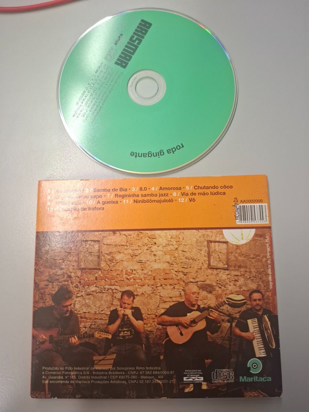 CDs: Arismar, CD Roda Gingante 2016 – Gebraucht aus Treyvaux von ber_8q8r 1