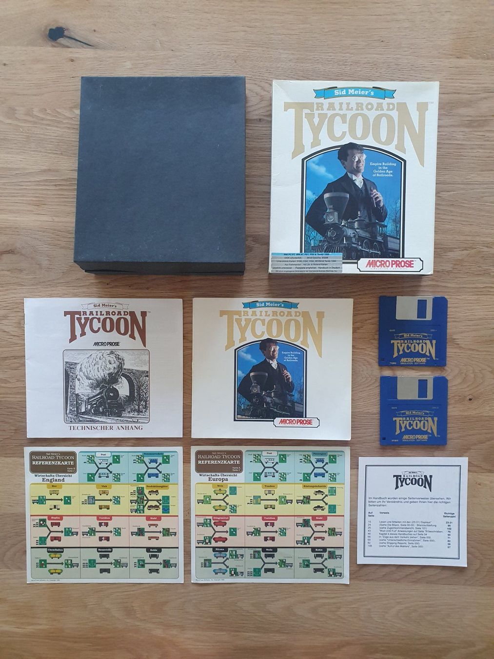 Giochi: PC Game Sid Meier’s Railroad Tycoon (1990) Big Box – Usato da Greifensee venduto da perfectioN88 3