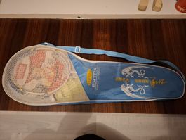 Badminton Set, neuwertig im Etui, sofort loslegen!