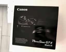 NEU Canon power shot G7X Mark III schwarz extra Batterie Kit