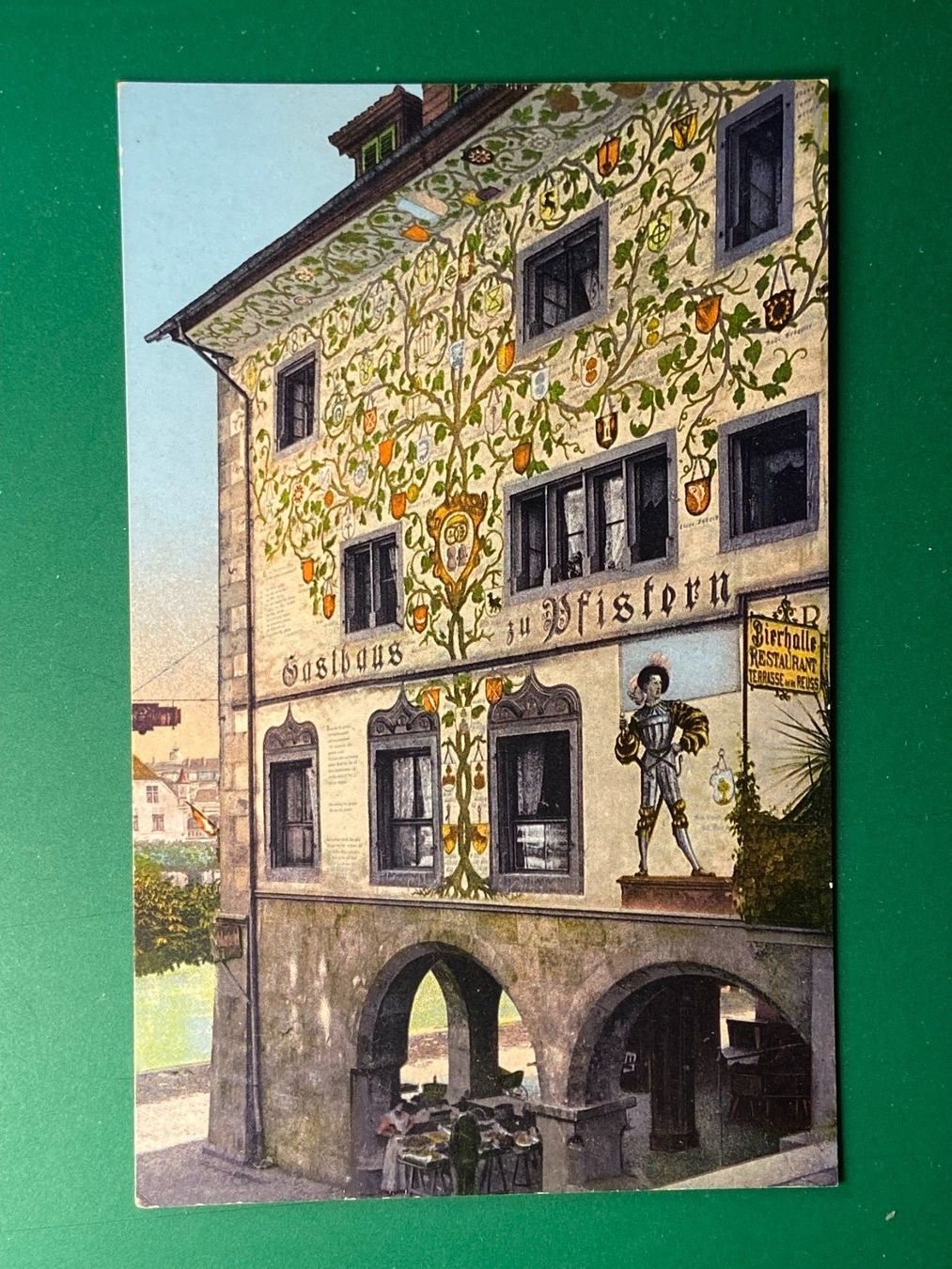 Cartoline postali: Gasthaus zu Pfistern – Usato da Steg VS venduto da danwer74