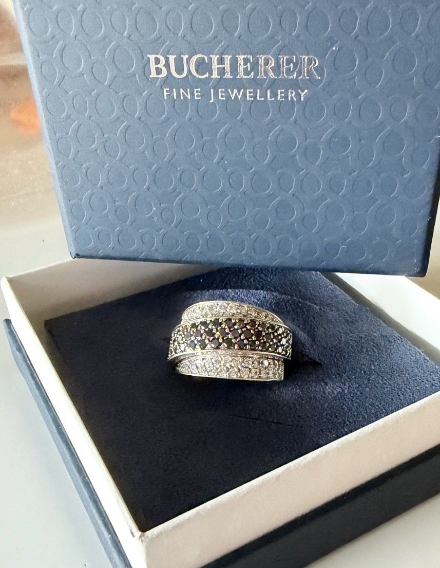 Anelli: Exclusiver Weissgold Ring 750Kt – Usato da Etoy venduto da Diadefin 1
