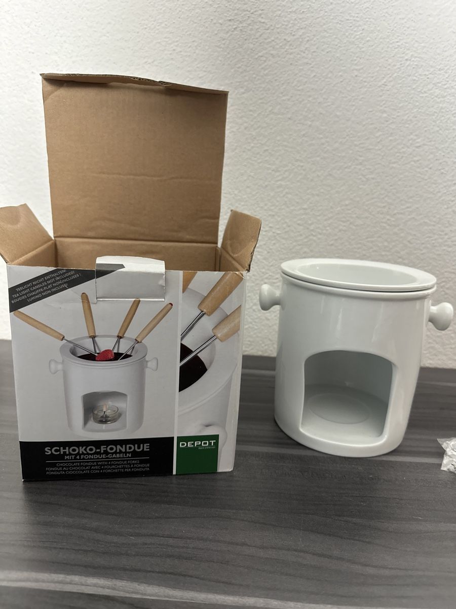 Set di piatti: Schoko-Fondue Set – Nuovo (secondo la descrizione) da Aarburg venduto da Tonija 1