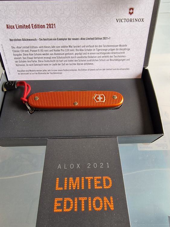 Victorinox Pioneer Alox Tiger Orange Limited Edition 2021 Kaufen auf