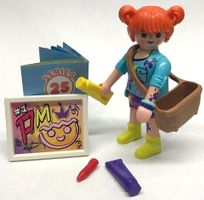 PLAYMOBIL FI?URES 71456 SERIE 25 girls 09 CARTOONIST
