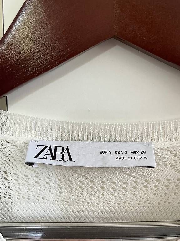 Camicette: weisse Bluse von Zara, Grösse S – Usato da Maur venduto da tab_z9rh 2