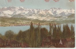 CH 248 Zürichsee mit Glärnischkette, ≈ 1910/20