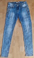 Jeans, mit Perlen, Gr. 27
