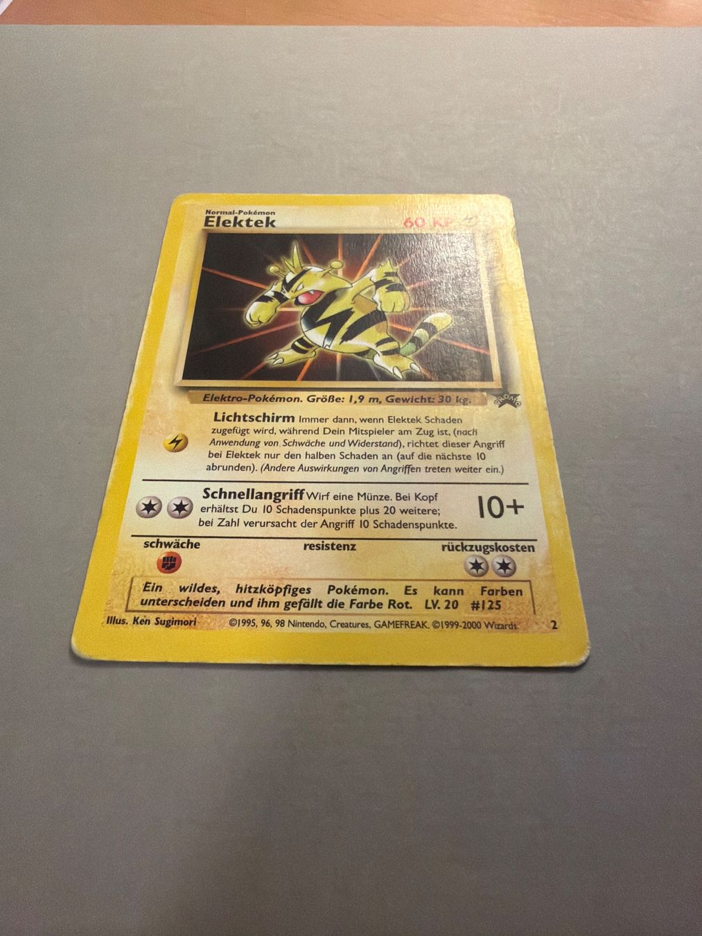 Pokémon Carte collezionabili: Elektek - Wizards Black Star Promo – Usato da Kehrsatz venduto da Riyouu 1