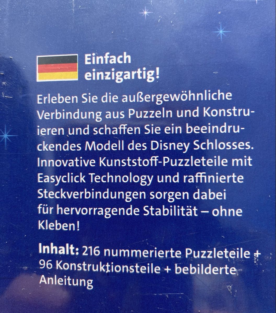 Ravensburger Puzzle: NEUES Ravensburger 3D Puzzle DISNEY SCHLOSS – Nuovo e nell'imballaggio originale da Bauma venduto da vorsteg01 2