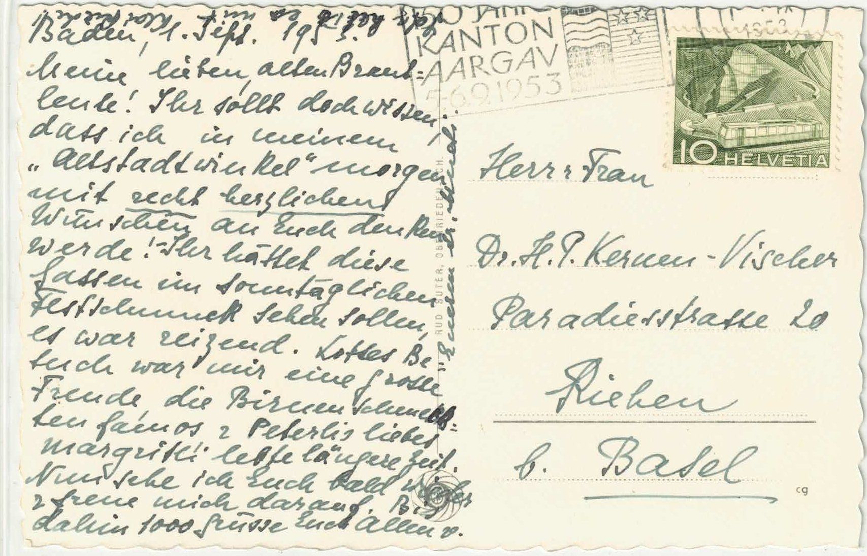 Cartoline postali: Baden - Altstadtwinkel – Usato da Ettingen venduto da Kartenplanet 1