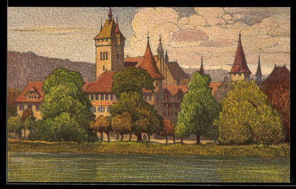 Cartoline postali: Zürich, Beim Schweiz Landesmuseum – Usato da Berlin venduto da bartko-reher