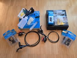 Shimano XT M8000 Scheibenbremsset v+h inkl. Zubehör