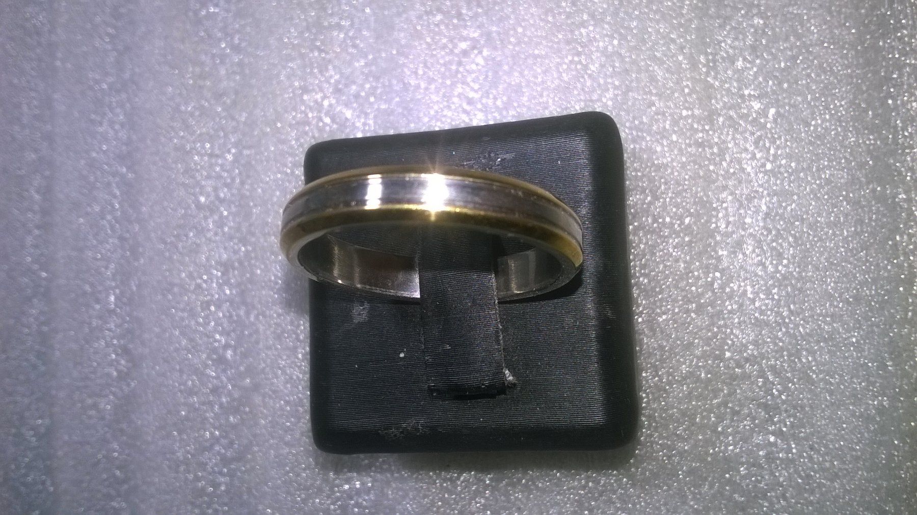 Anelli: ring edelsthal,,,versilbert und vergoldet – Nuovo (secondo la descrizione) da Basel venduto da bijoutrie_4 4