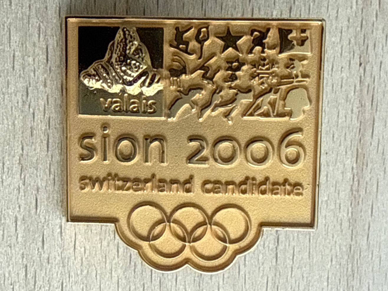 Plaketten & Abzeichen: Pin SION 2006 – Gebraucht aus Glattbrugg von Schweigmatt