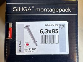 100 Stk. SIHGA S-BohrFix SBF 6,3 x 85mm / S31286